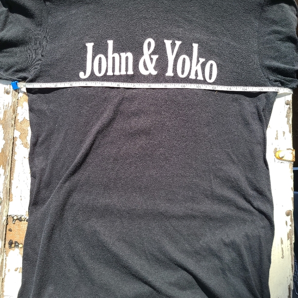 Rare VTG SS Sz SM John Lennon/yoko Tshirt SomeTime - Picture 12 of 16